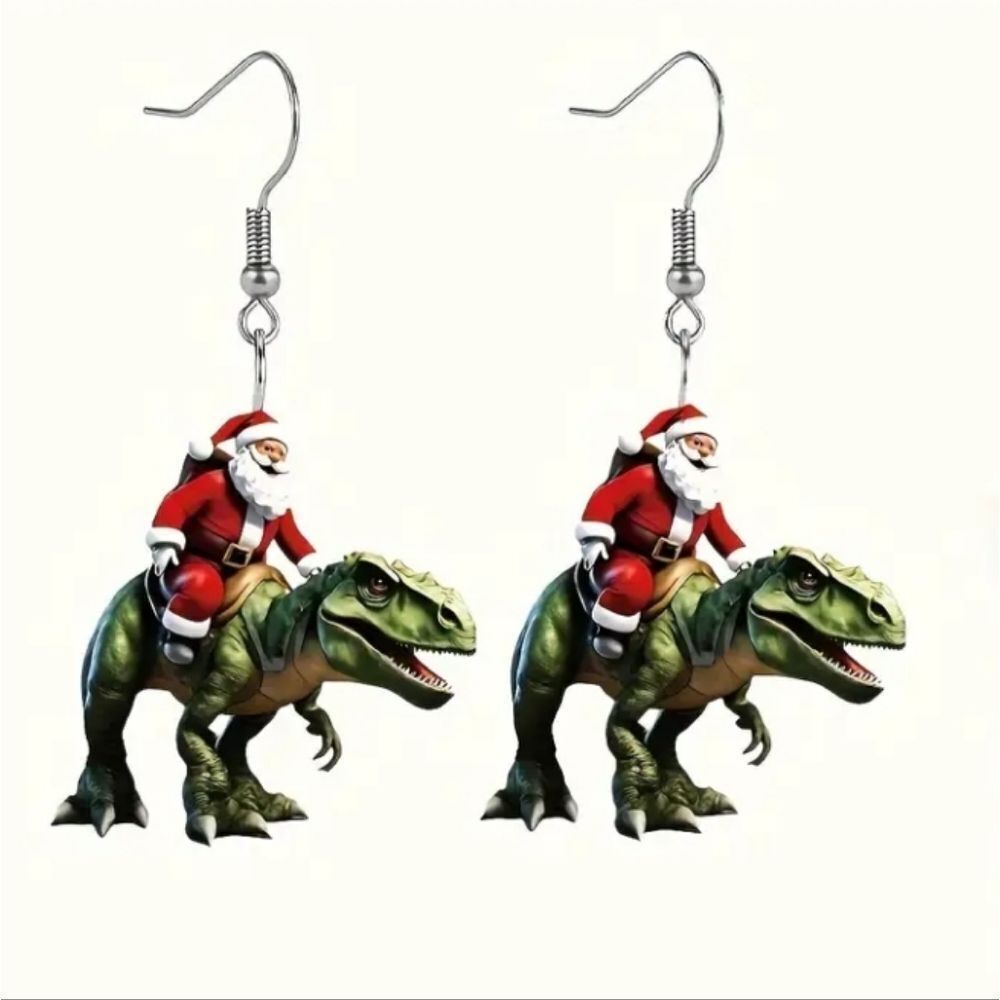Hand crafted Festive dangle earrings - Picture 2 of 7